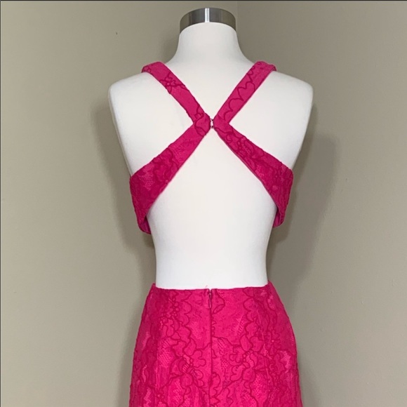 lovers + friends gown Eliot Hot Pink - Picture 6 of 7